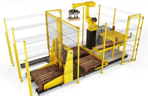 Cube palletizing robot